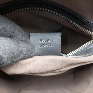 Secondhand Gucci Guccissima Signature Black Leather 450967 backpack/rucksack | stylenewstar