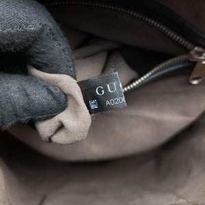 Secondhand Gucci Guccissima Signature Black Leather 450967 backpack/rucksack | stylenewstar