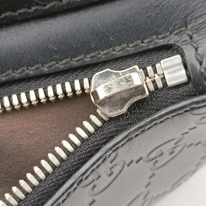 Secondhand Gucci Guccissima Signature Black Leather 450967 backpack/rucksack | stylenewstar