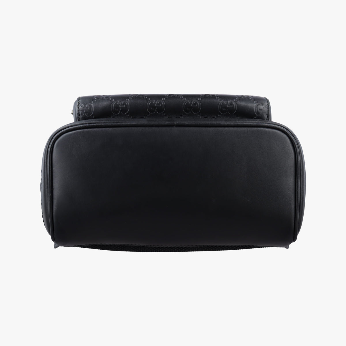 Secondhand Gucci Guccissima Signature Black Leather 450967 backpack/rucksack | stylenewstar