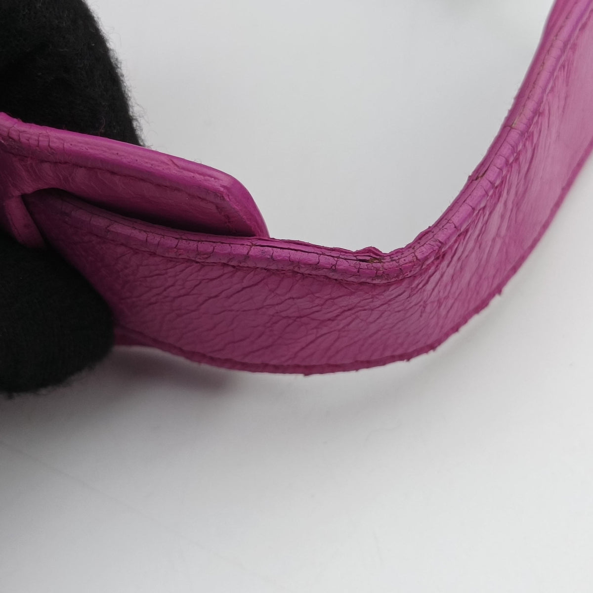 Pre-owned Balenciaga Giant City Purple lambskin  shoulderbag | stylenewstar