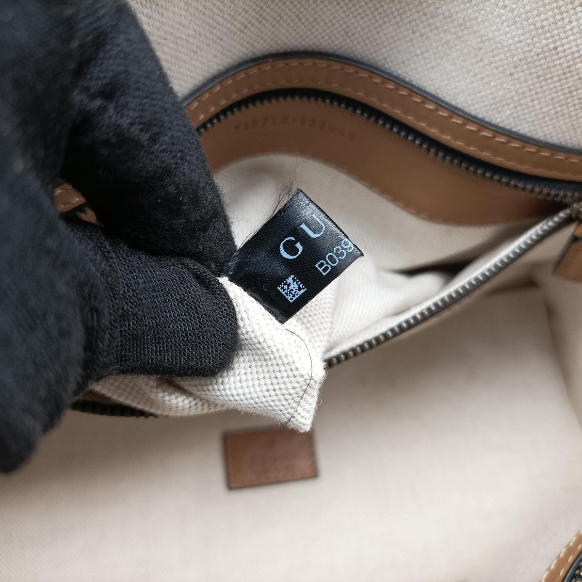 Secondhand Gucci Ophidia Black×Brown canvas×leather 715772 shoulderbag | stylenewstar