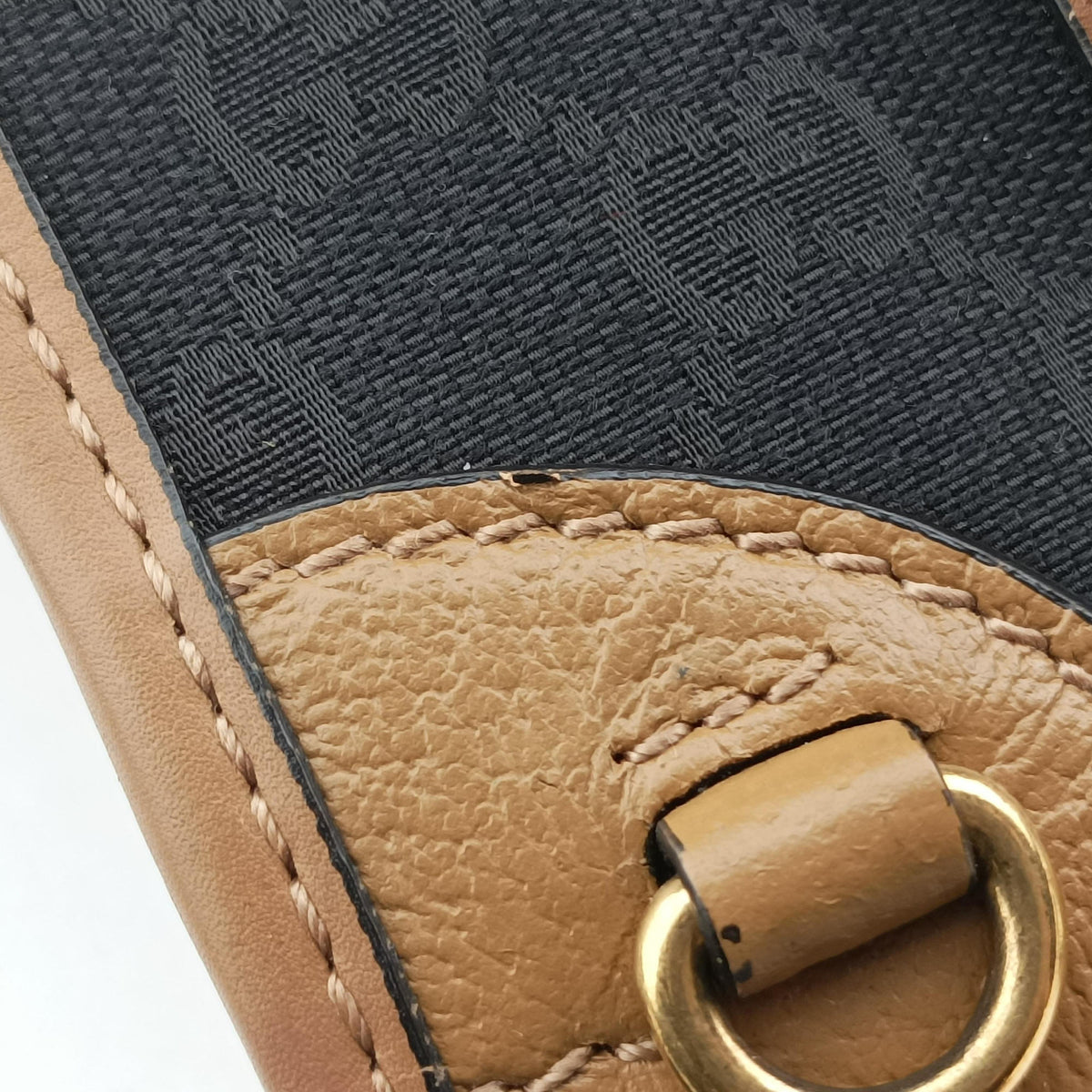 Secondhand Gucci Ophidia Black×Brown canvas×leather 715772 shoulderbag | stylenewstar