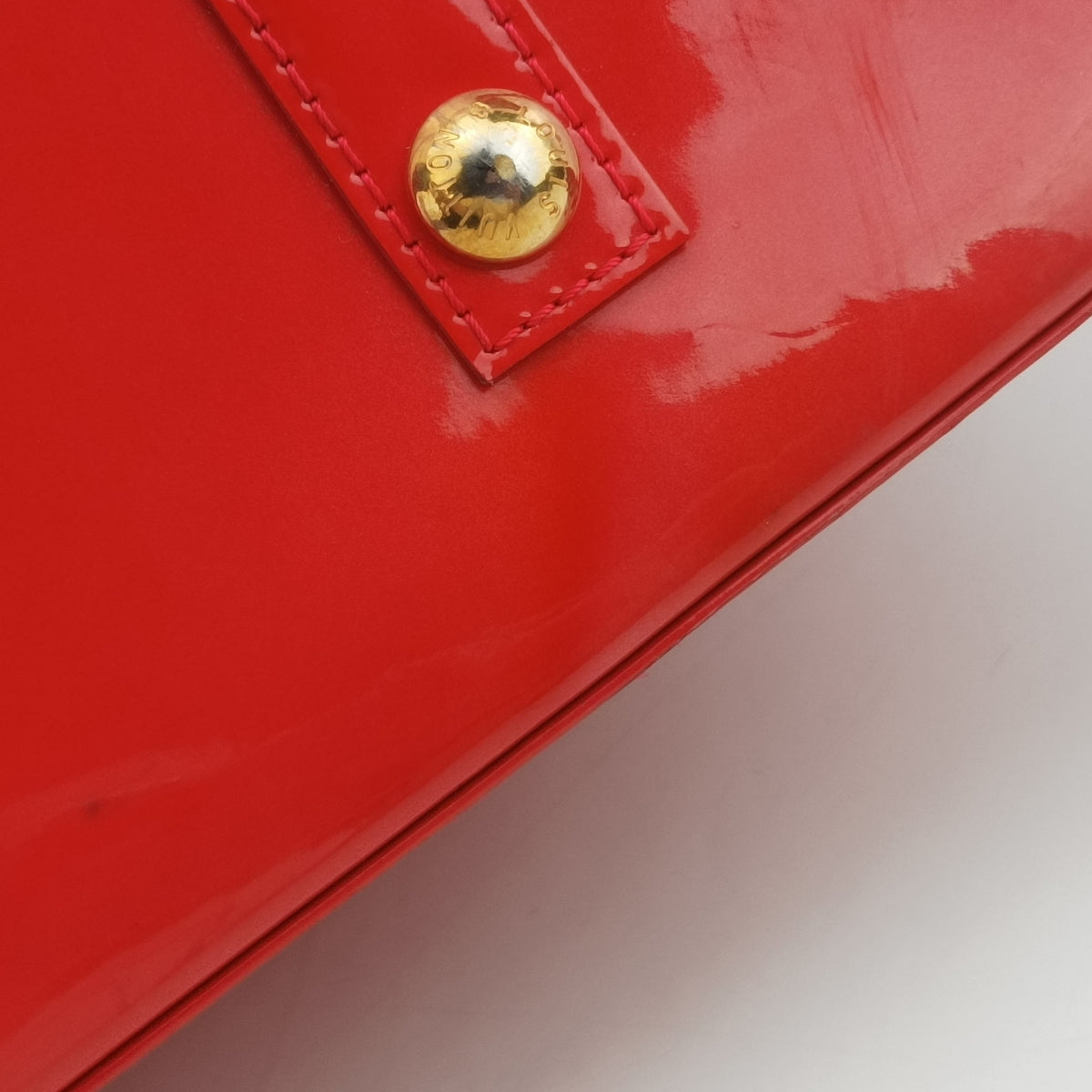 Pre-owned Louis Vuitton Alma GM Rose Pop Vernis M93625 handbag | stylenewstar