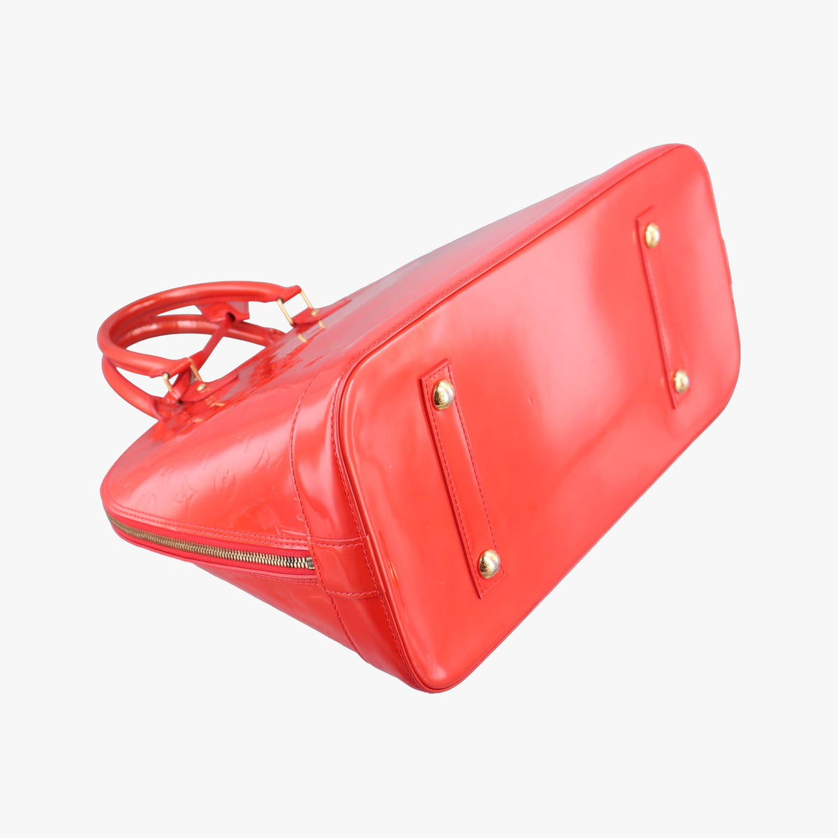 Pre-owned Louis Vuitton Alma GM Rose Pop Vernis M93625 handbag | stylenewstar