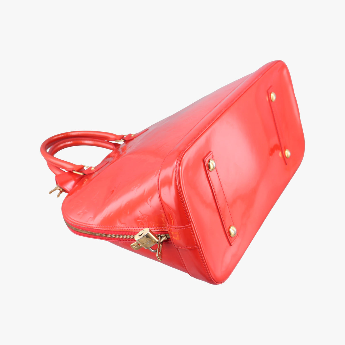 Pre-owned Louis Vuitton Alma GM Rose Pop Vernis M93625 handbag | stylenewstar