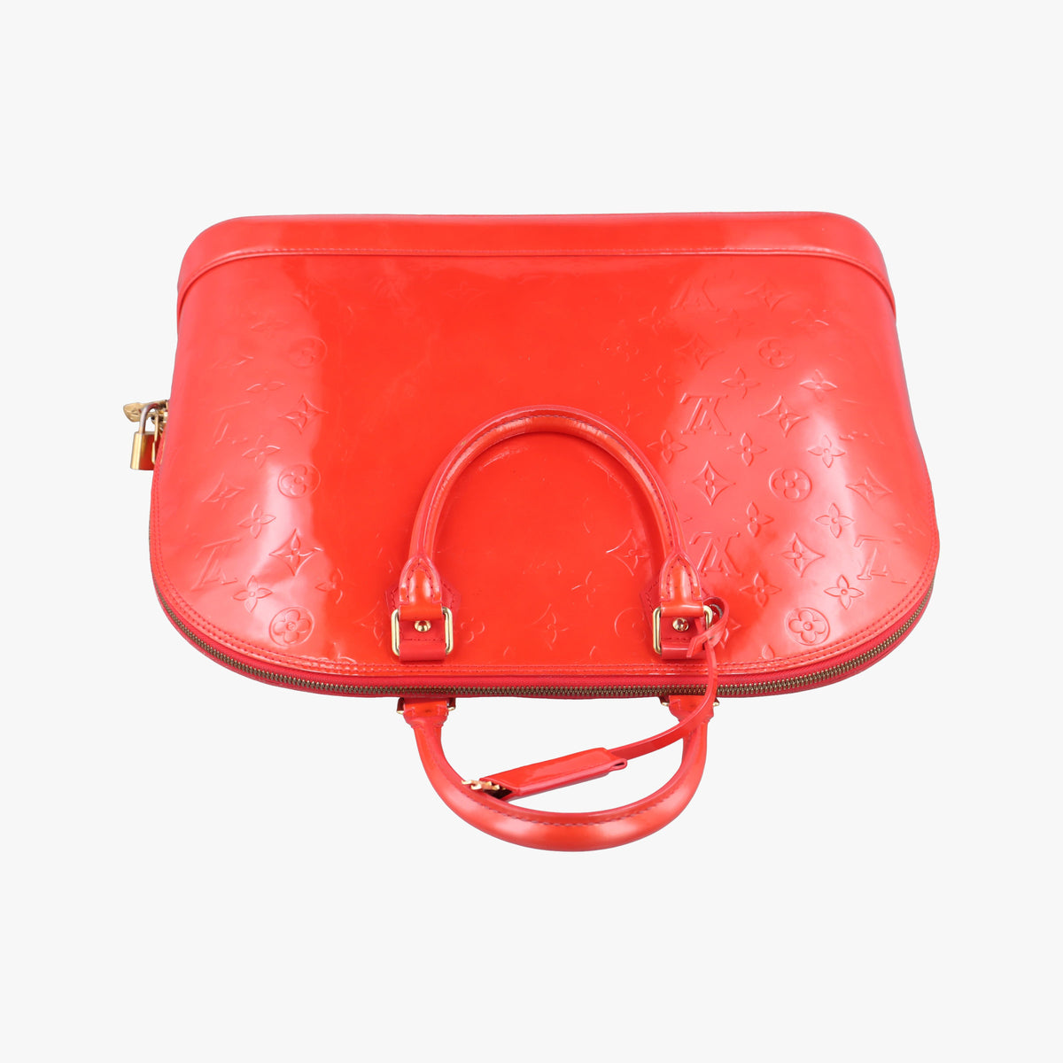 Pre-owned Louis Vuitton Alma GM Rose Pop Vernis M93625 handbag | stylenewstar