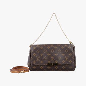 Pre-owned Louis Vuitton FAVORITE MM brown Monogram Canvas M40718 shoulderbag | stylenewstar