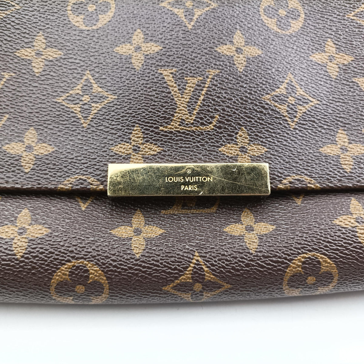 Pre-owned Louis Vuitton FAVORITE MM brown Monogram Canvas M40718 shoulderbag | stylenewstar