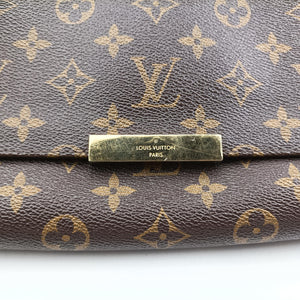 Pre-owned Louis Vuitton FAVORITE MM brown Monogram Canvas M40718 shoulderbag | stylenewstar