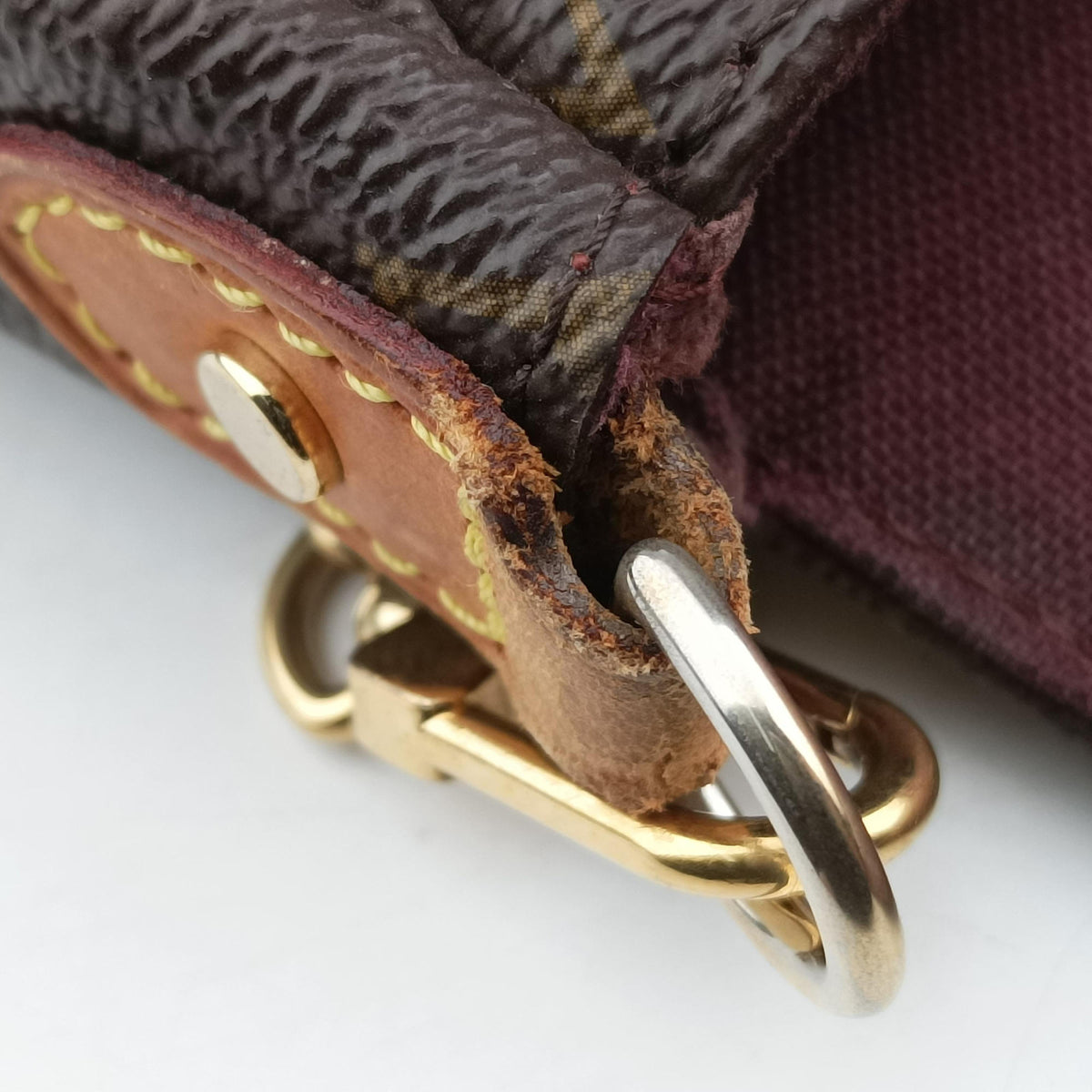 Pre-owned Louis Vuitton FAVORITE MM brown Monogram Canvas M40718 shoulderbag | stylenewstar