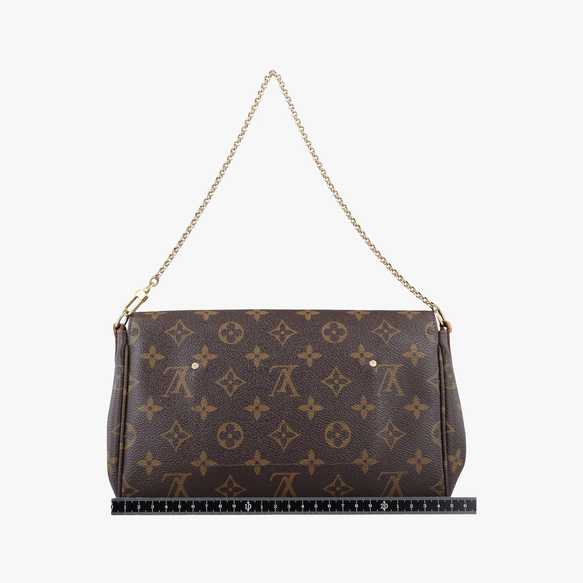 Pre-owned Louis Vuitton FAVORITE MM brown Monogram Canvas M40718 shoulderbag | stylenewstar