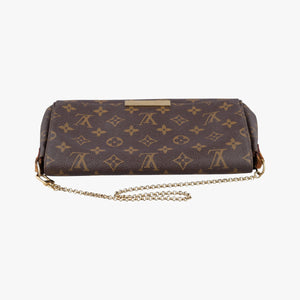 Pre-owned Louis Vuitton FAVORITE MM brown Monogram Canvas M40718 shoulderbag | stylenewstar