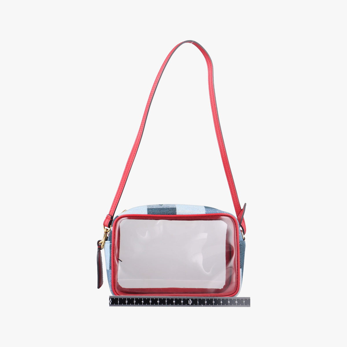 Pre-owned Louis Vuitton Beach Pouch Blue x ROUGE Monogram Denim M67601 shoulderbag | stylenewstar