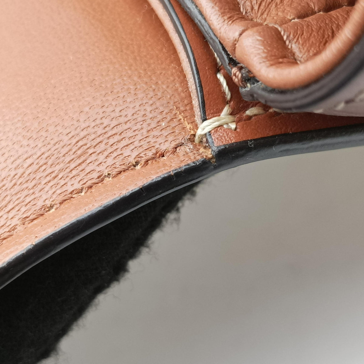 Pre-owned Celine Teen Triomphe White×brown PVC coated canvas  shoulderbag | stylenewstar