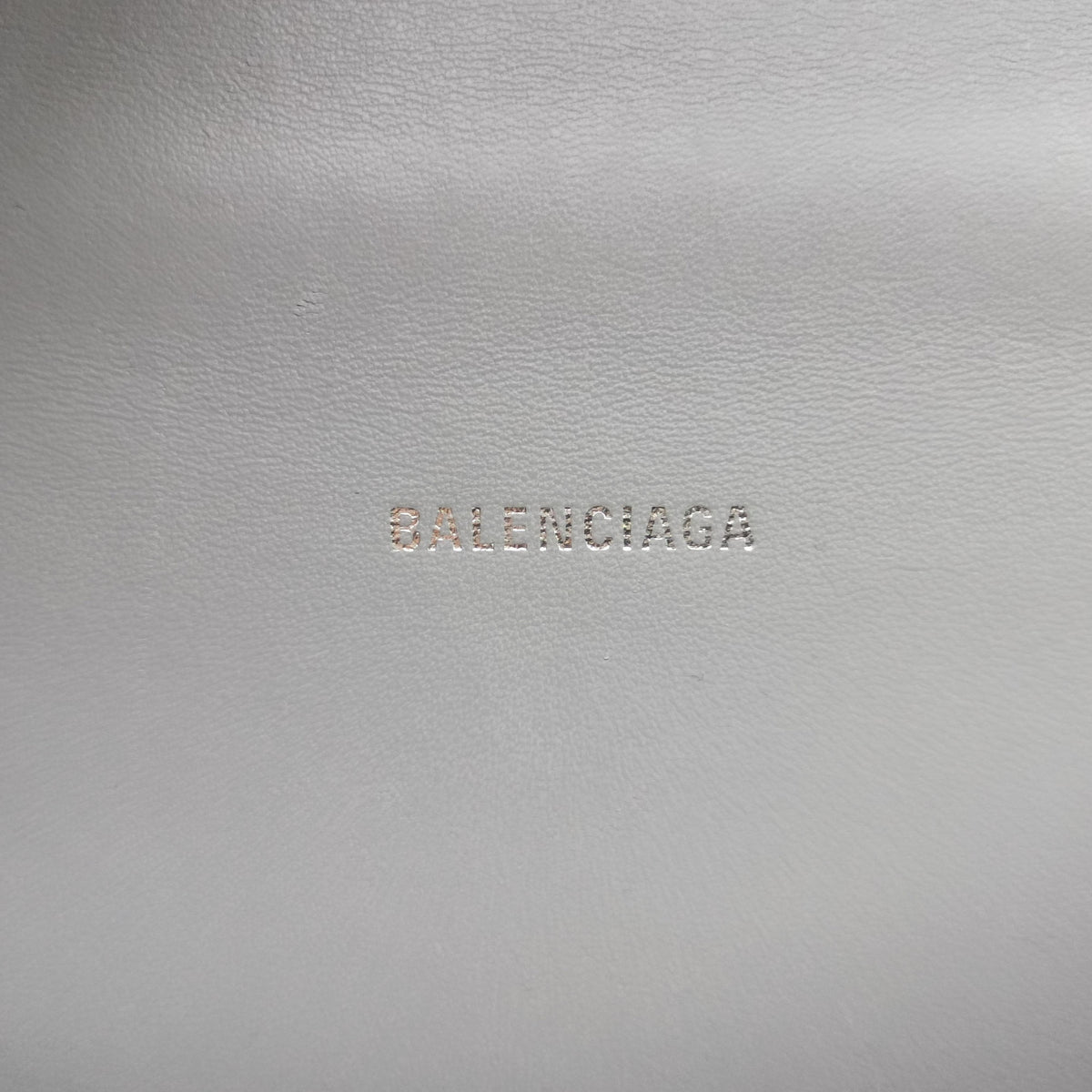 Pre-owned Balenciaga Hourglass Graffiti Gray×Black Leather  shoulderbag | stylenewstar