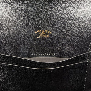 Pre-owned Gucci Bamboo 1947 Black Leather 867160 shoulderbag | stylenewstar