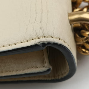 Pre-owned Gucci GG Marmont White Leather 779790 shoulderbag | stylenewstar