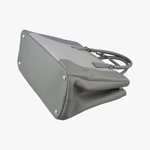 Secondhand Prada Galleria Grey SAFFIANO Leather B2274C shoulderbag | stylenewstar
