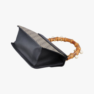 Secondhand Gucci Fox Brooch Bamboo Beige×Multicolour PVC coated canvas×Leather 466428 shoulderbag | stylenewstar