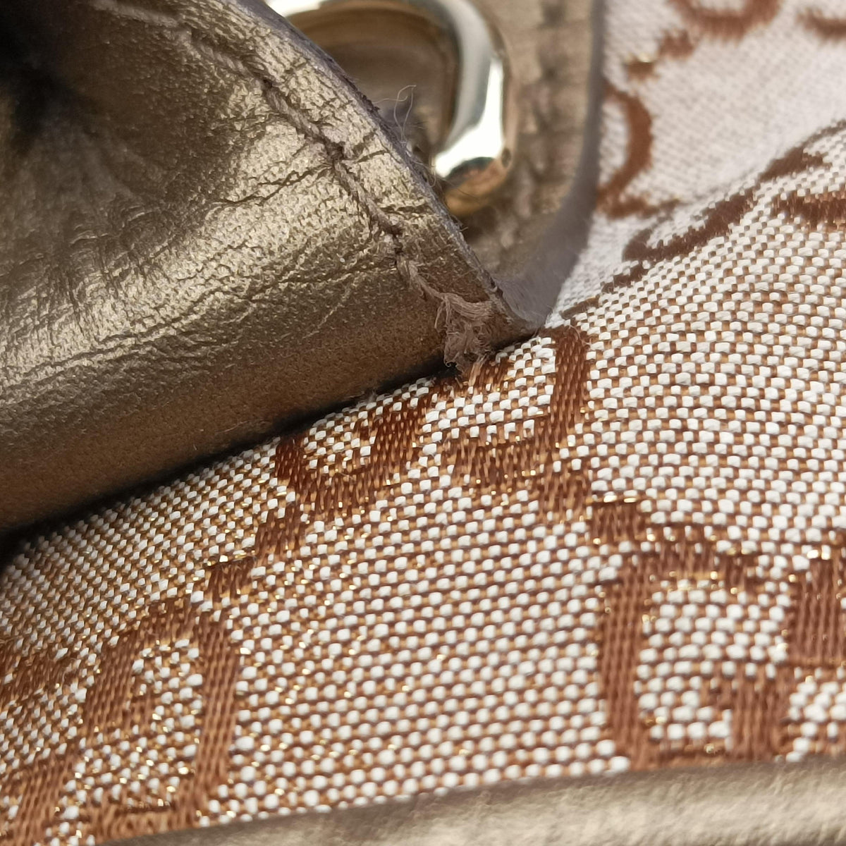Secondhand Gucci Heart Bit charm Brown canvas×leather 269956 shoulderbag | stylenewstar
