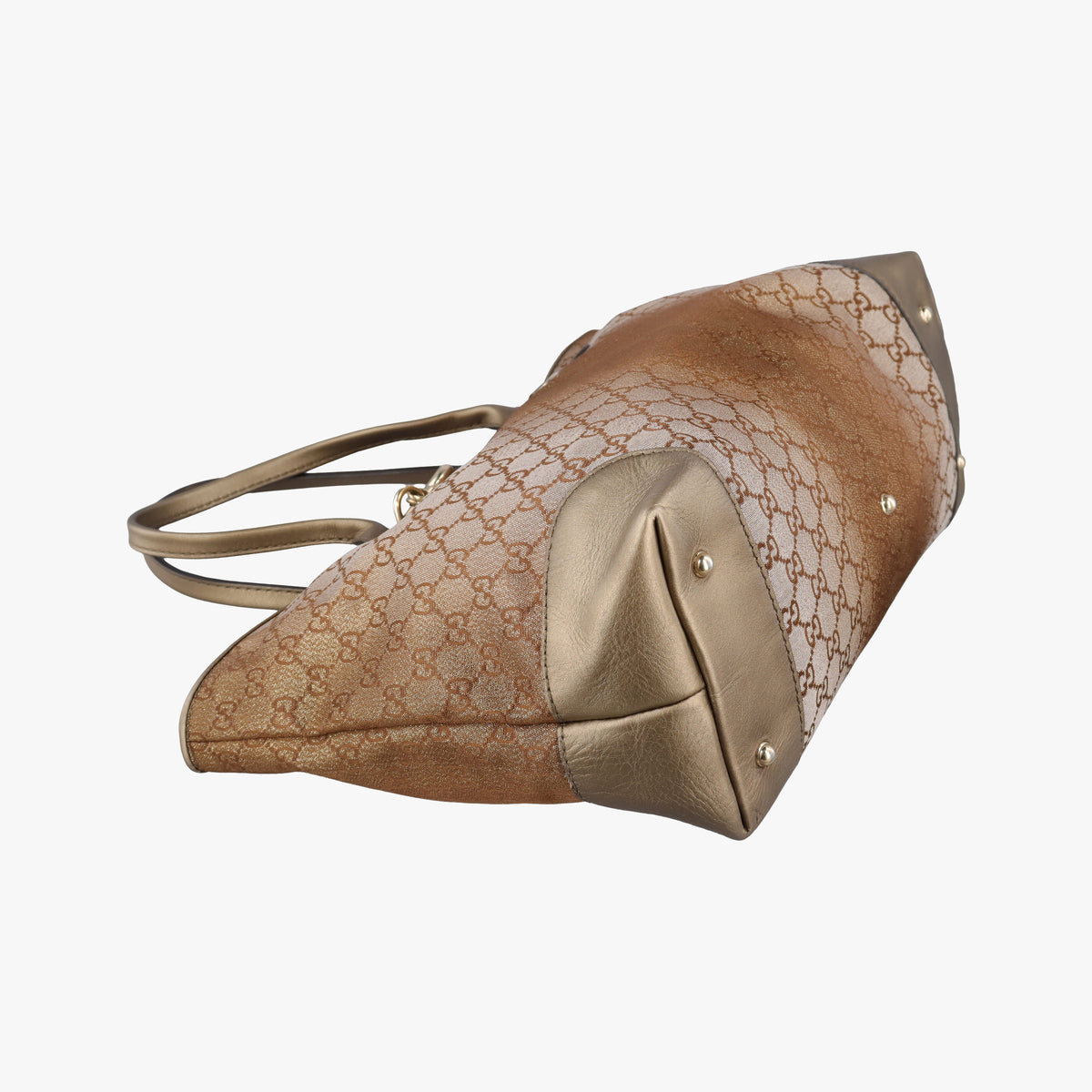 Secondhand Gucci Heart Bit charm Brown canvas×leather 269956 shoulderbag | stylenewstar