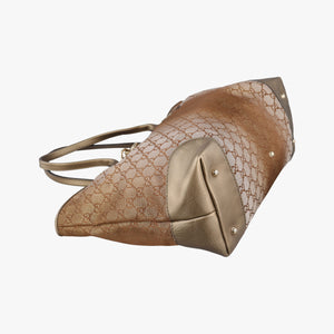 Secondhand Gucci Heart Bit charm Brown canvas×leather 269956 shoulderbag | stylenewstar