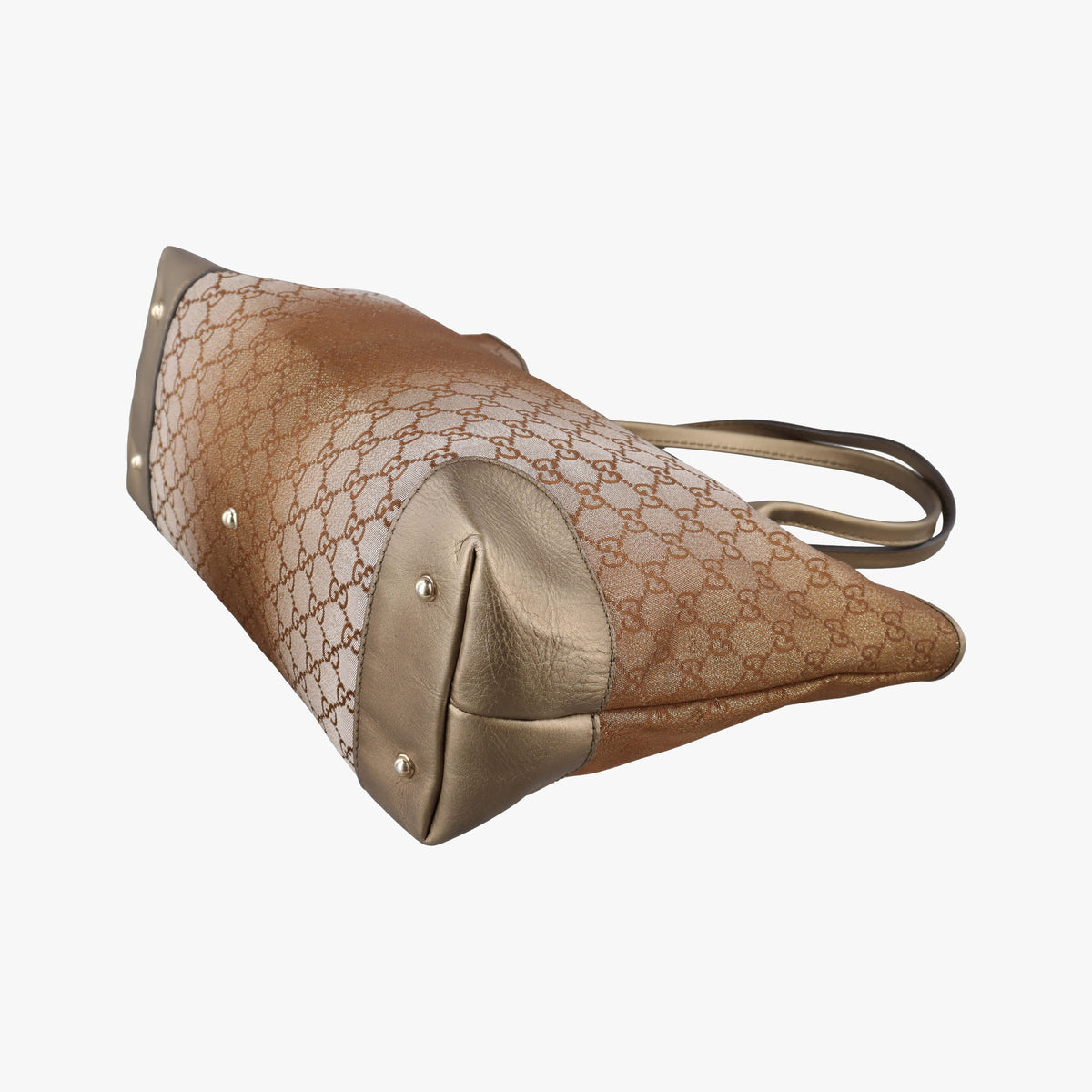 Secondhand Gucci Heart Bit charm Brown canvas×leather 269956 shoulderbag | stylenewstar