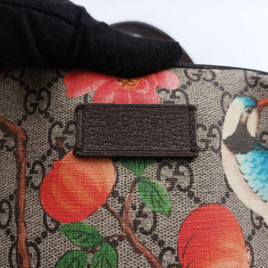 Pre-owned Gucci GG Supreme Bengal Brown×Multicolour PVC coated canvas×Leather 428027 backpack/rucksack | stylenewstar