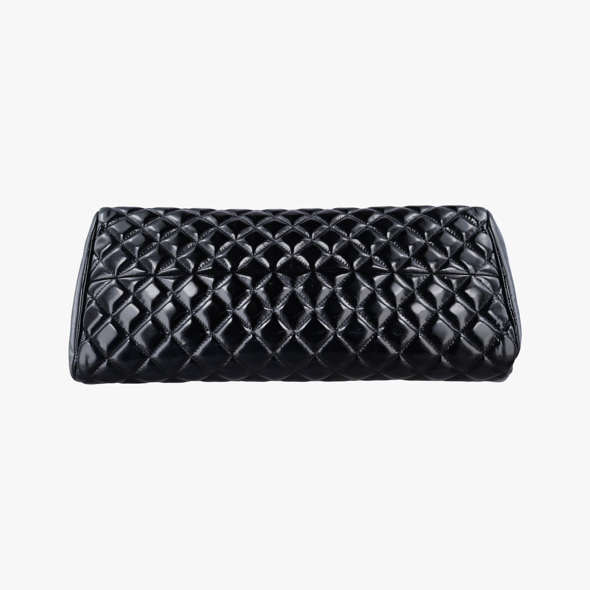 Vintage Chanel Mademoiselle Bowling Black Patent leather A50558 shoulderbag | stylenewstar