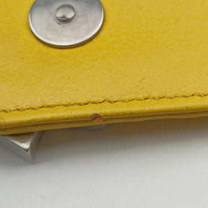 Pre-owned Yves Saint Laurent Baby Chai Yellow Leather 399289 shoulderbag | stylenewstar