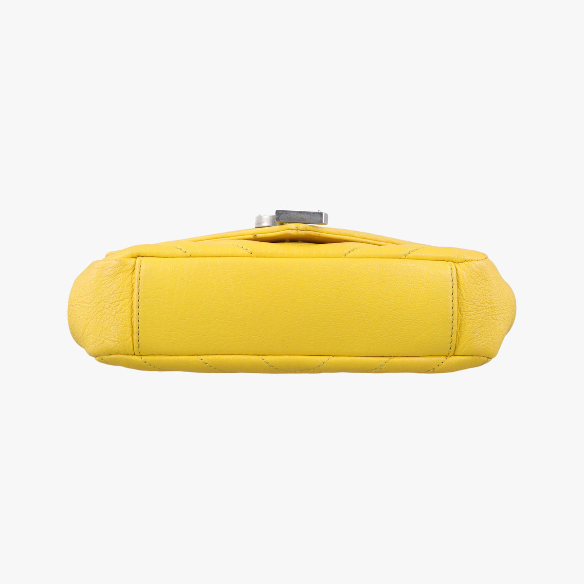 Pre-owned Yves Saint Laurent Baby Chai Yellow Leather 399289 shoulderbag | stylenewstar