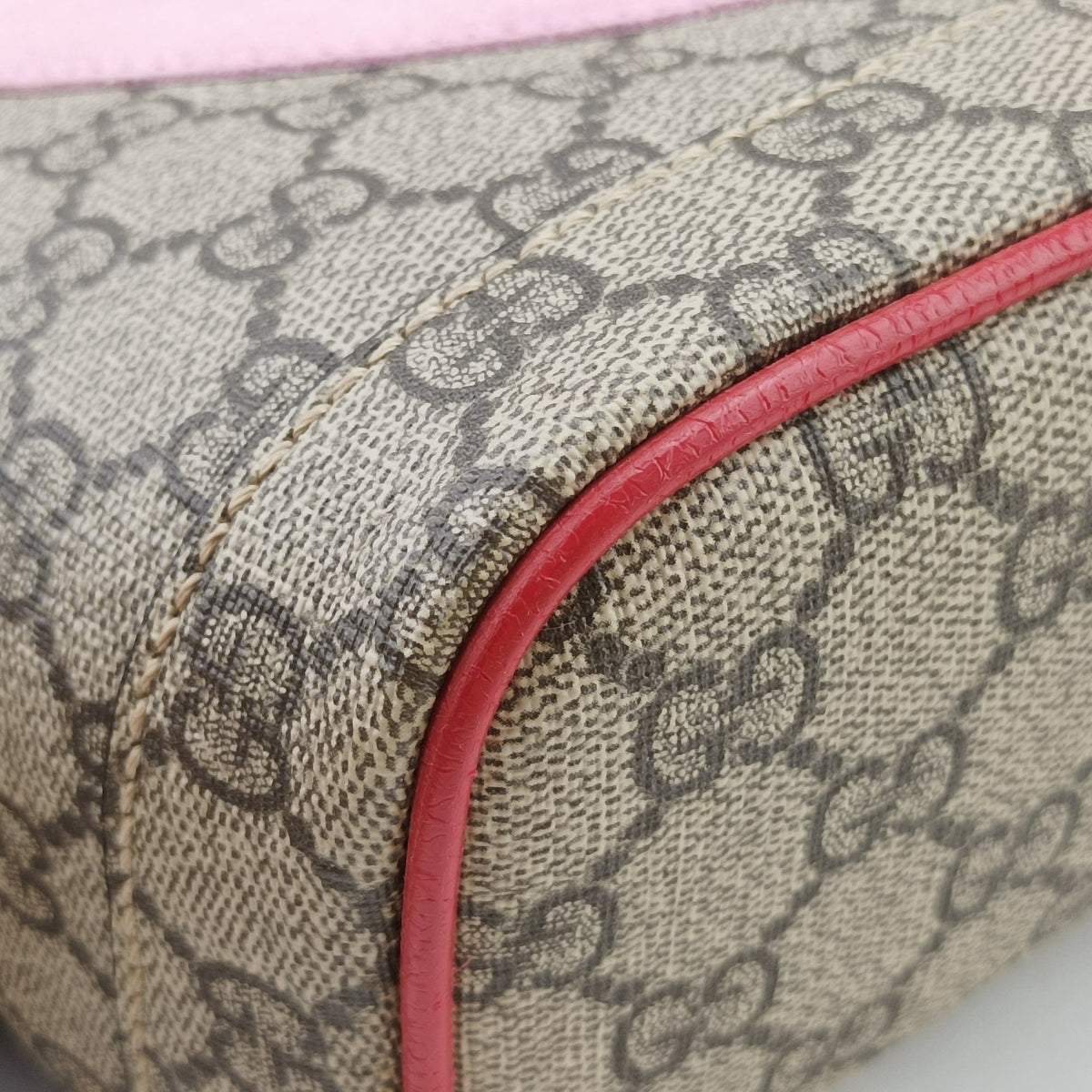Pre-owned Gucci GG Supreme Bosco dog print Beige×Multicolour PVC coated canvas×Leather 495621 backpack/rucksack | stylenewstar