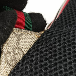 Pre-owned Gucci GG Supreme Bosco dog print Beige×Multicolour PVC coated canvas×Leather 495621 backpack/rucksack | stylenewstar