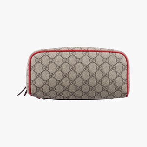 Pre-owned Gucci GG Supreme Bosco dog print Beige×Multicolour PVC coated canvas×Leather 495621 backpack/rucksack | stylenewstar