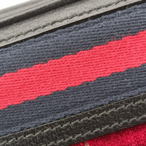 Pre-owned Gucci GG Velvet Web Red Velour×leather 574960 shoulderbag | stylenewstar