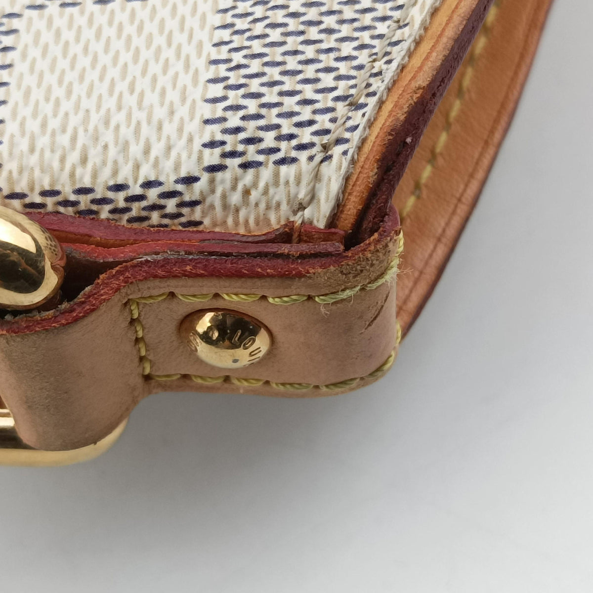 Vintage Louis Vuitton Pumplon PM Azur Damier Canvas N48057 shoulderbag | stylenewstar