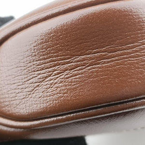 Secondhand Gucci Jackie 1961 GG Supreme Brown PVC coated canvas×Leather 637092 handbag | stylenewstar