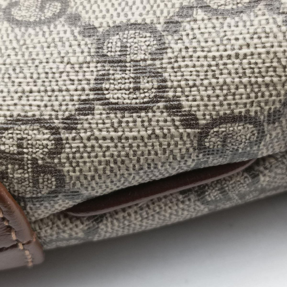 Secondhand Gucci Jackie 1961 GG Supreme Brown PVC coated canvas×Leather 637092 handbag | stylenewstar