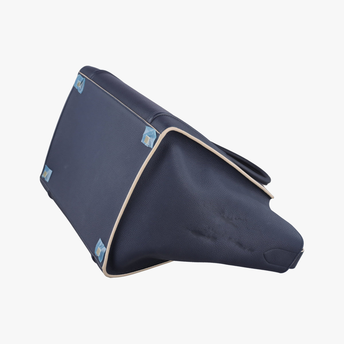 Pre-owned Celine Luggage Square Phantom Navy Leather  handbag | stylenewstar