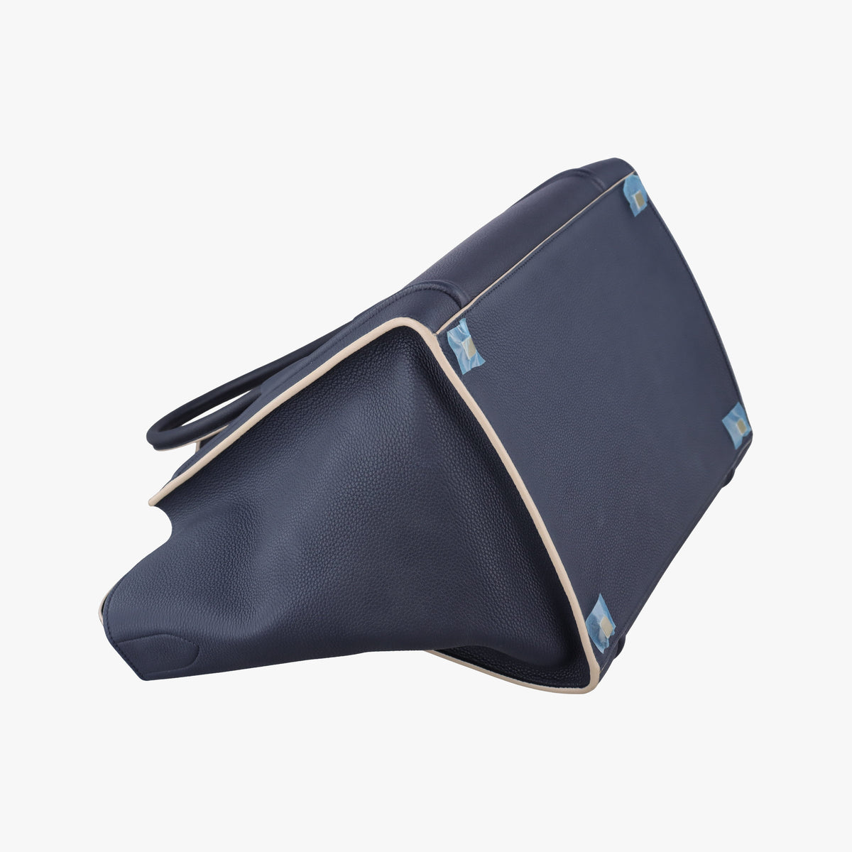 Pre-owned Celine Luggage Square Phantom Navy Leather  handbag | stylenewstar
