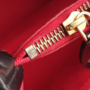 Pre-owned Louis Vuitton Montaigne BB Noir Vernis  shoulderbag | stylenewstar