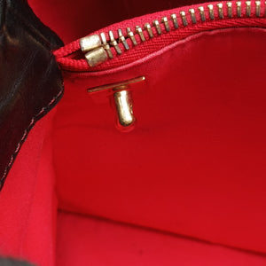 Pre-owned Louis Vuitton Montaigne BB Noir Vernis  shoulderbag | stylenewstar