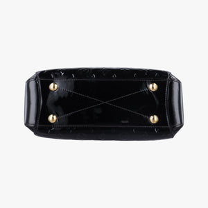 Pre-owned Louis Vuitton Montaigne BB Noir Vernis  shoulderbag | stylenewstar