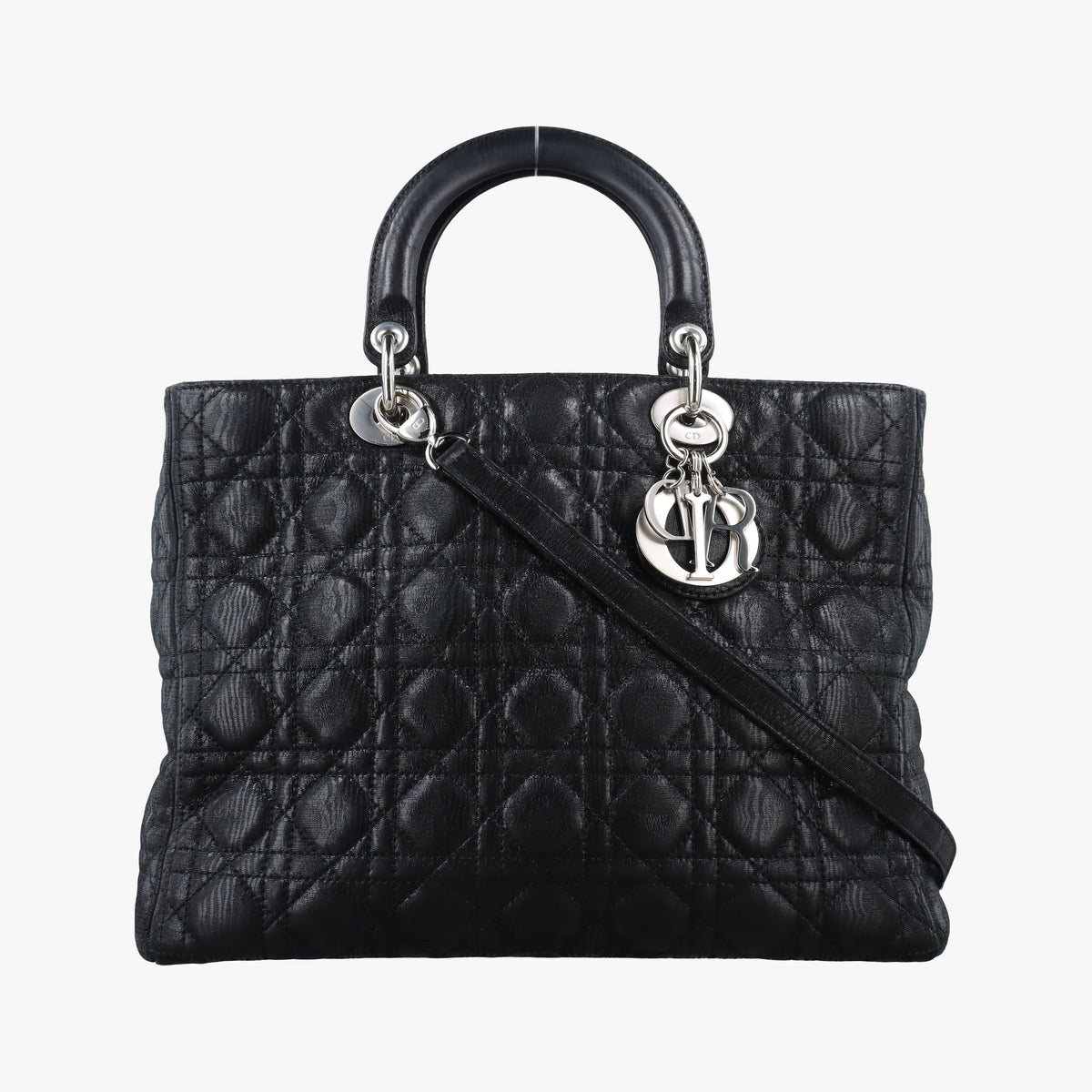 Secondhand Christian Dior Lady Dior Black Leather  shoulderbag | stylenewstar