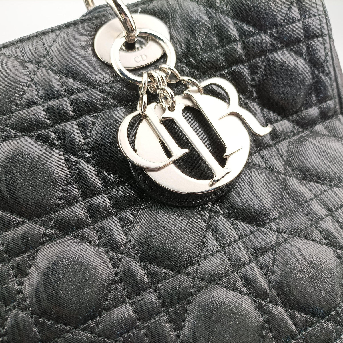 Secondhand Christian Dior Lady Dior Black Leather  shoulderbag | stylenewstar
