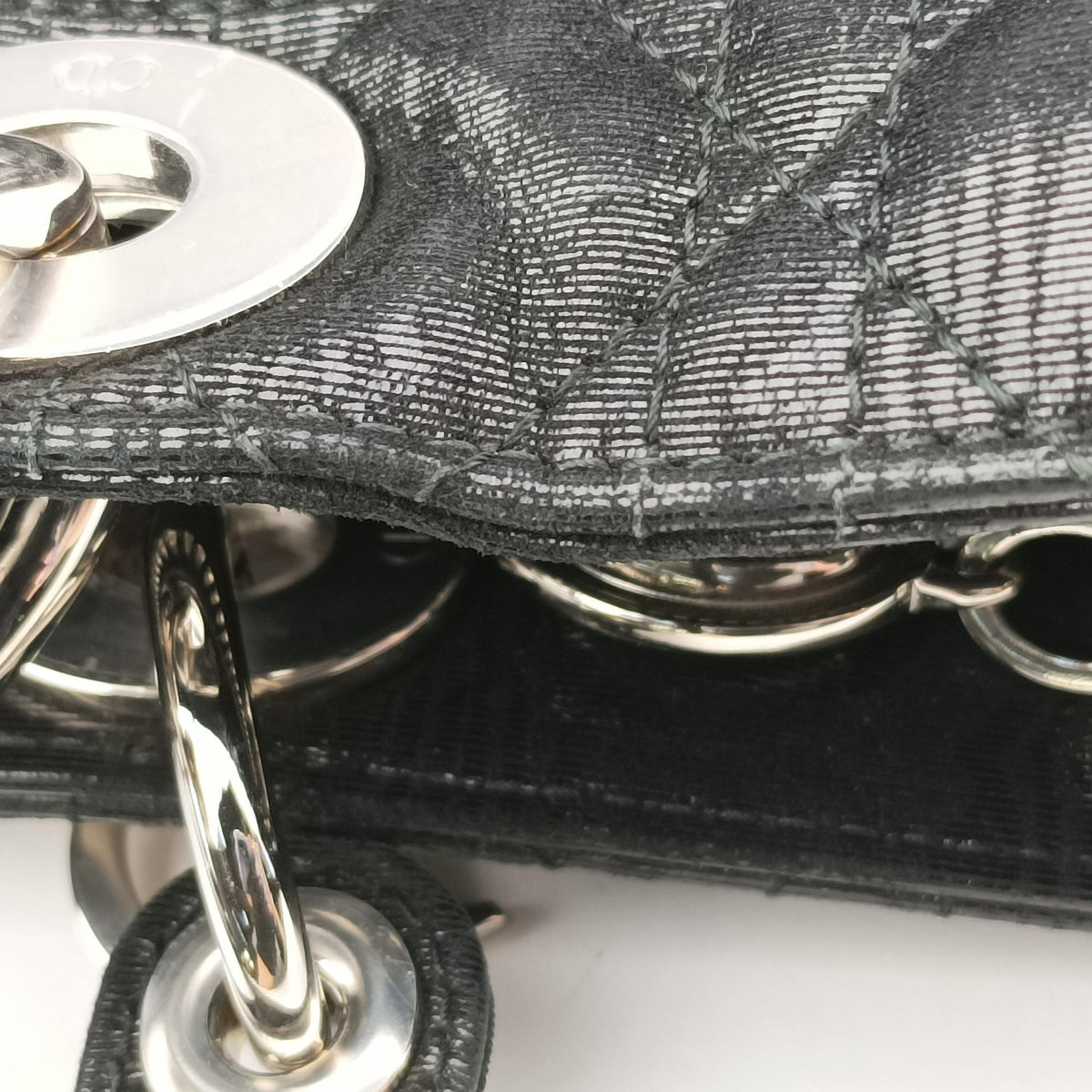 Secondhand Christian Dior Lady Dior Black Leather  shoulderbag | stylenewstar