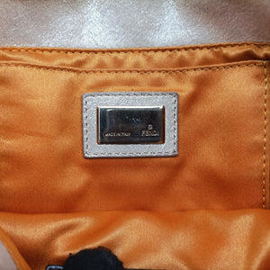 Pre-owned Fendi Mia Pochette Golden Leather 8BP046 shoulderbag | stylenewstar
