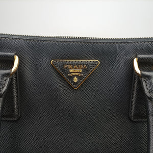 Secondhand Prada Galleria Black SAFFIANO Leather BN2274 shoulderbag | stylenewstar
