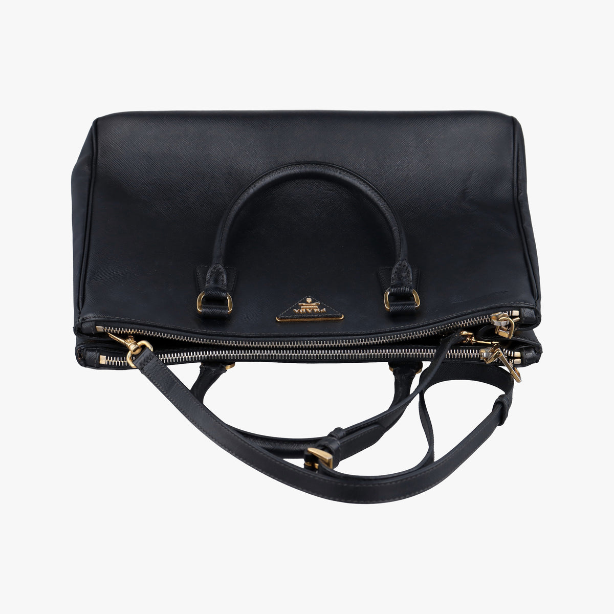 Secondhand Prada Galleria Black SAFFIANO Leather BN2274 shoulderbag | stylenewstar